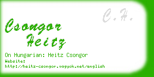 csongor heitz business card